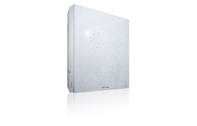 Vista frontal de Aire Acondicionado LG ART COOL Hecho con elementos SWAROSKY A122CS