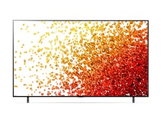 Nano90 con pequeñas bombas de color en tonos de rojo y amarillo que explotan desde la parte inferior de la pantalla.