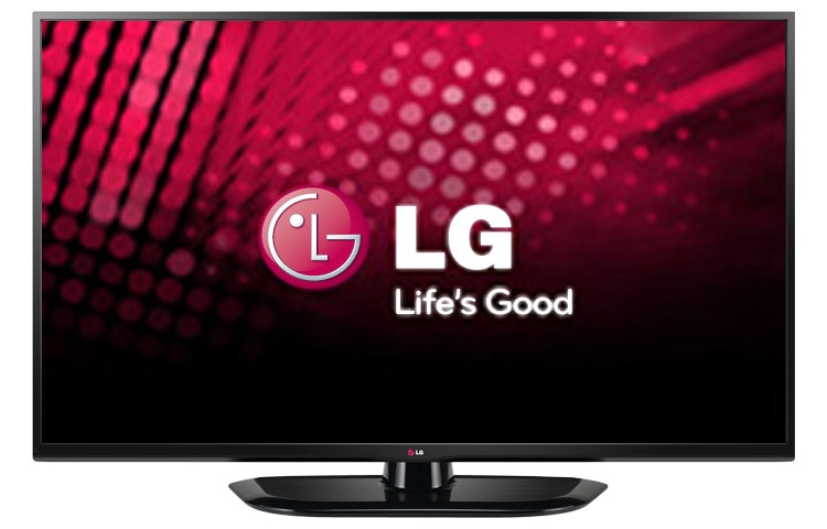 Vista frontal de Plasma TV HD 50 pulgadas con marco TruSlim 42PN4500