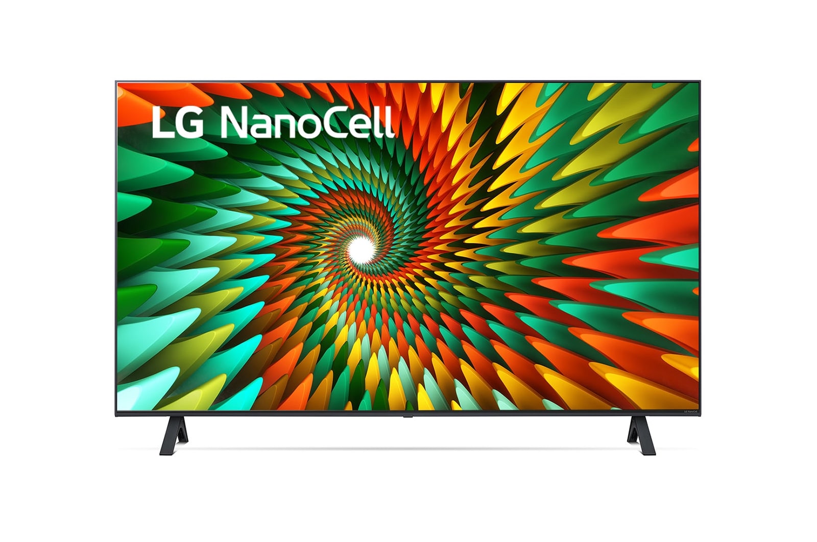 Una vista frontal del televisor LG NanoCell
