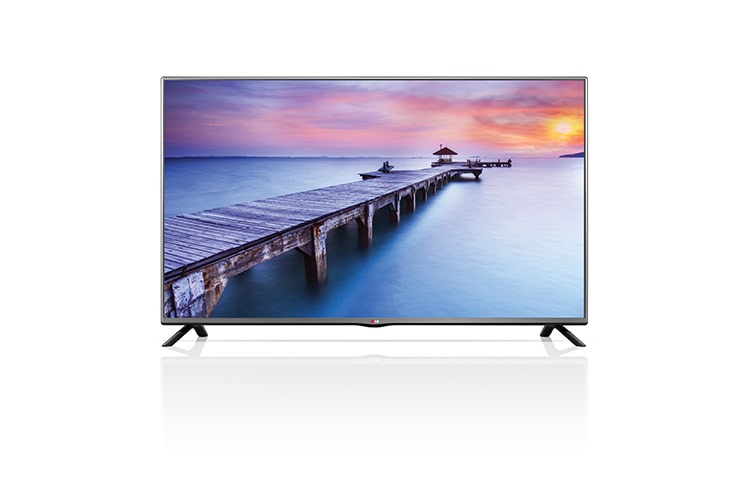 Vista frontal de Imágenes más detalladas, más claras y más realistas con panel IPS 49LB5550