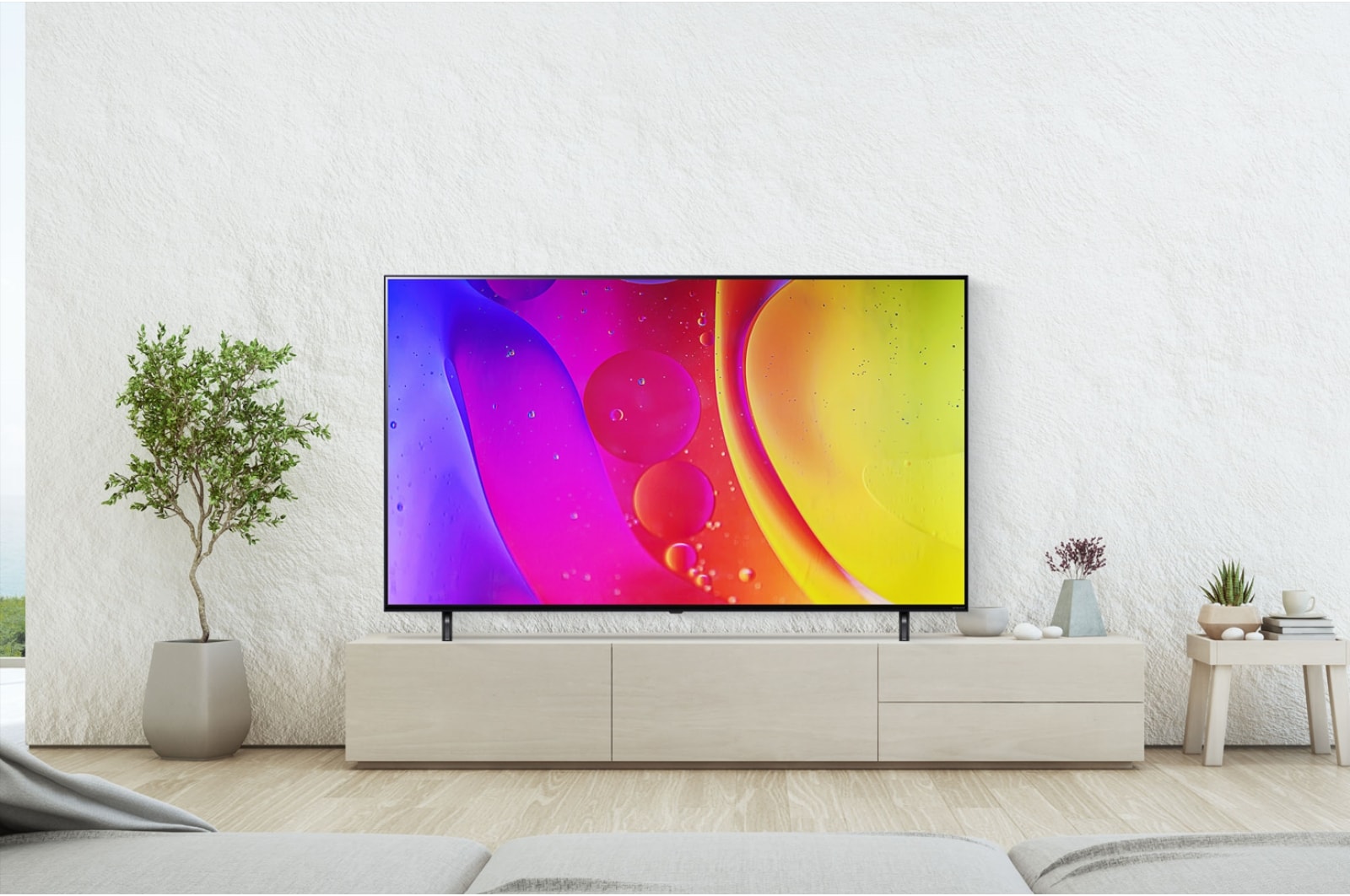 LG Pantalla LG NanoCell TV 50" 4K SMART TV con ThinQ AI, 50NANO80SQA