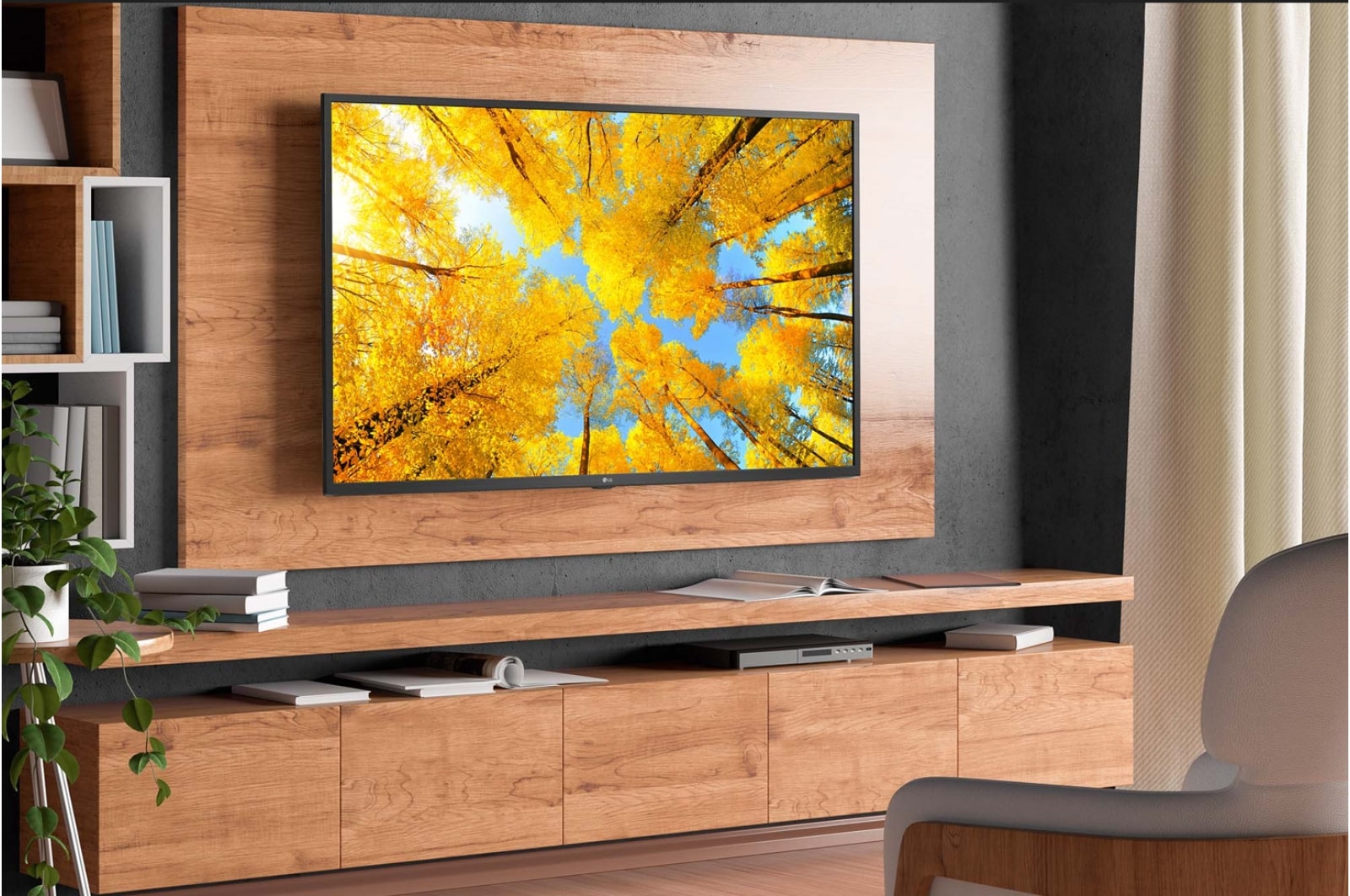 LG Pantalla LG UHD AI ThinQ 50" UQ74 4K Smart TV, 50UQ7400PSF