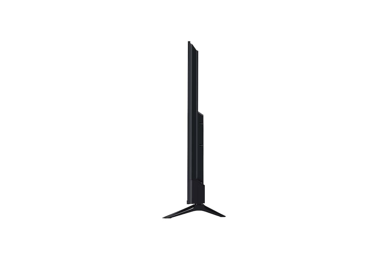 Side view of LG UHD TV, UT75