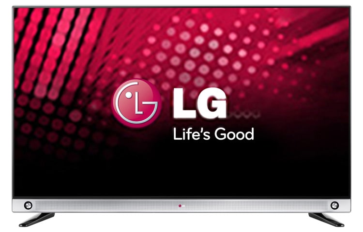 Vista frontal de El primer TV de 55&#34; en el mundo LG ULTRA HD TV 55LA9650