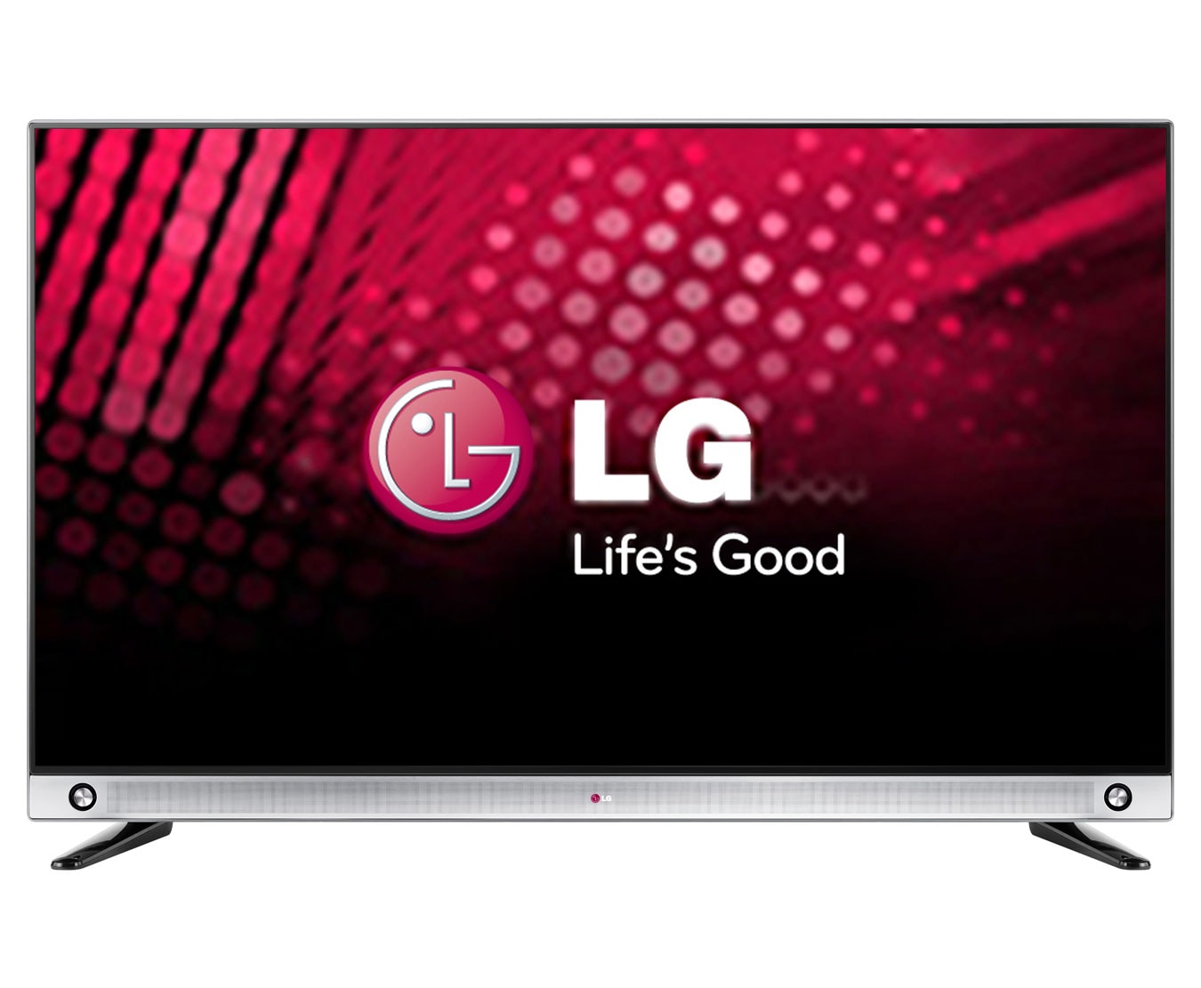 Vista frontal de El primer TV de 55&#34; en el mundo LG ULTRA HD TV 55LA9650