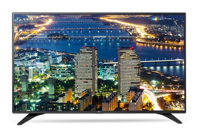 Vista frontal de LG Full HD TV 55LH6000