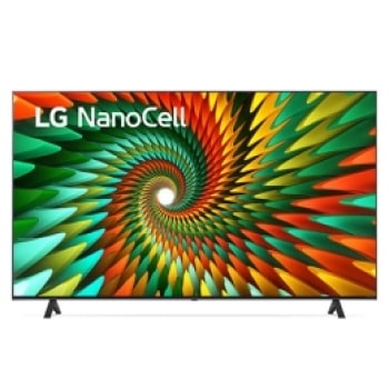 Una vista frontal del televisor LG NanoCell