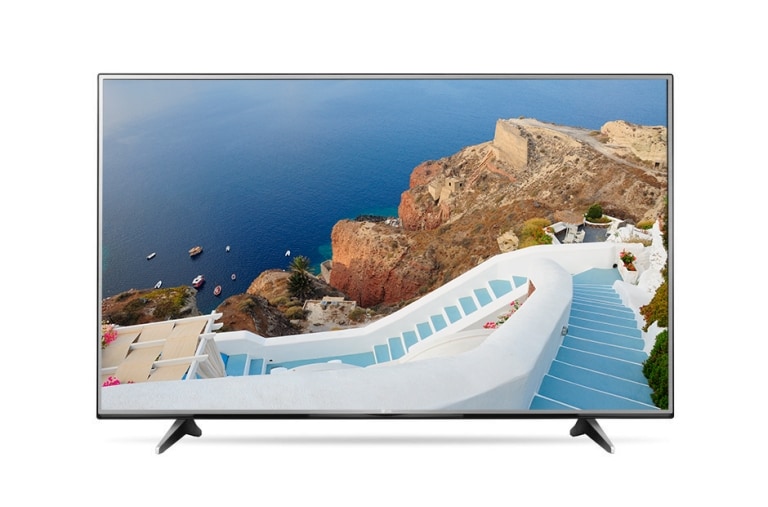 Vista frontal de LG UHD 4K TV 55UH6150