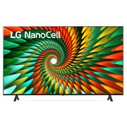 Una vista frontal del televisor LG NanoCell