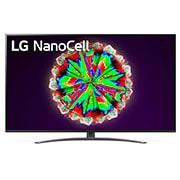 Vista frontal de Pantalla LG NanoCell TV AI ThinQ 4K 65&#34; 65NANO81UNA