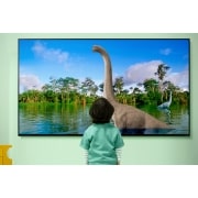 LG Pantalla LG QNED MiniLED 75" QNED90 4K Smart TV con ThinQ AI, 75QNED90SPA