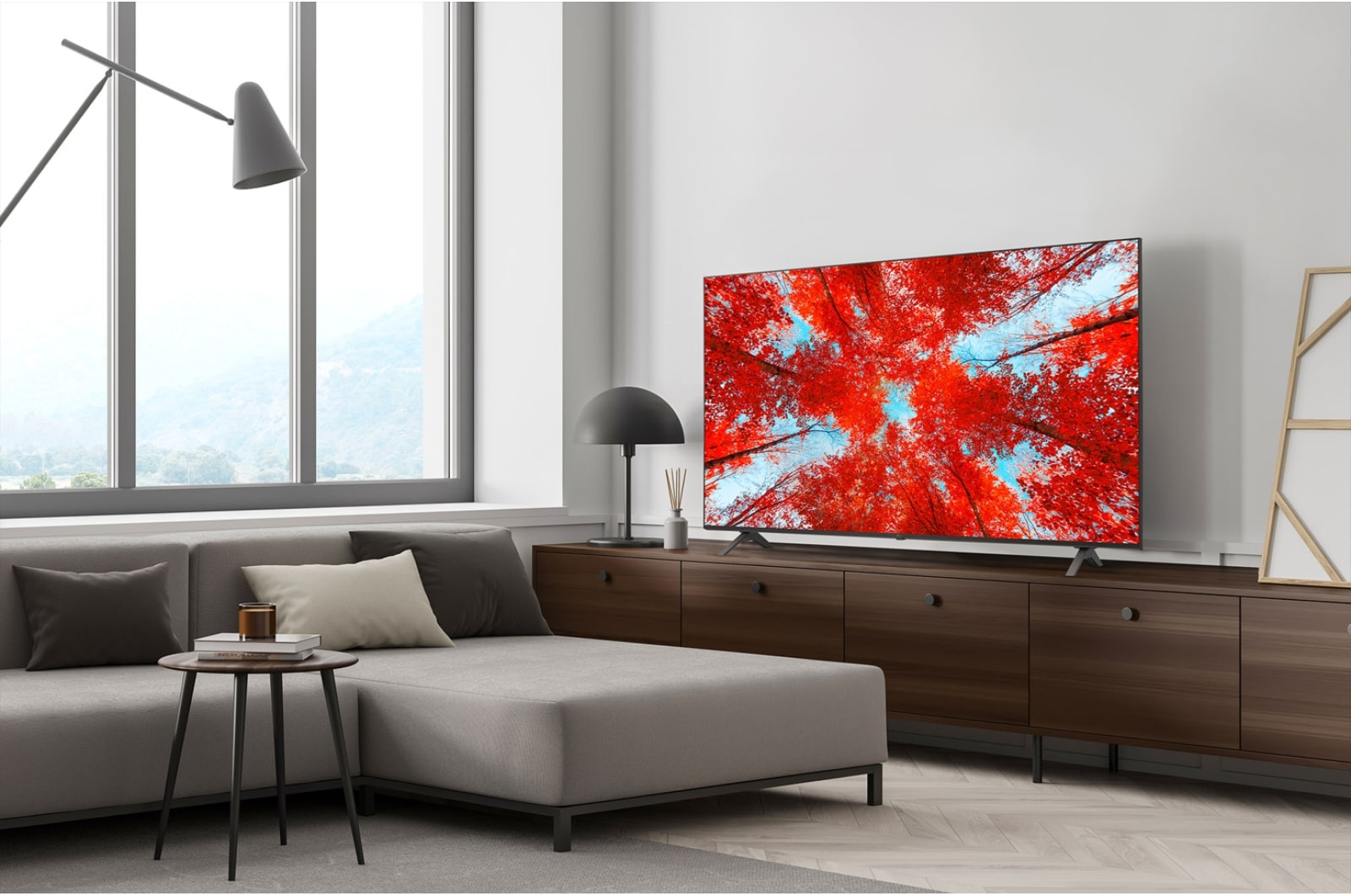 LG Pantalla LG UHD AI ThinQ 75" UQ90 4K Smart TV, 75UQ9050PSC