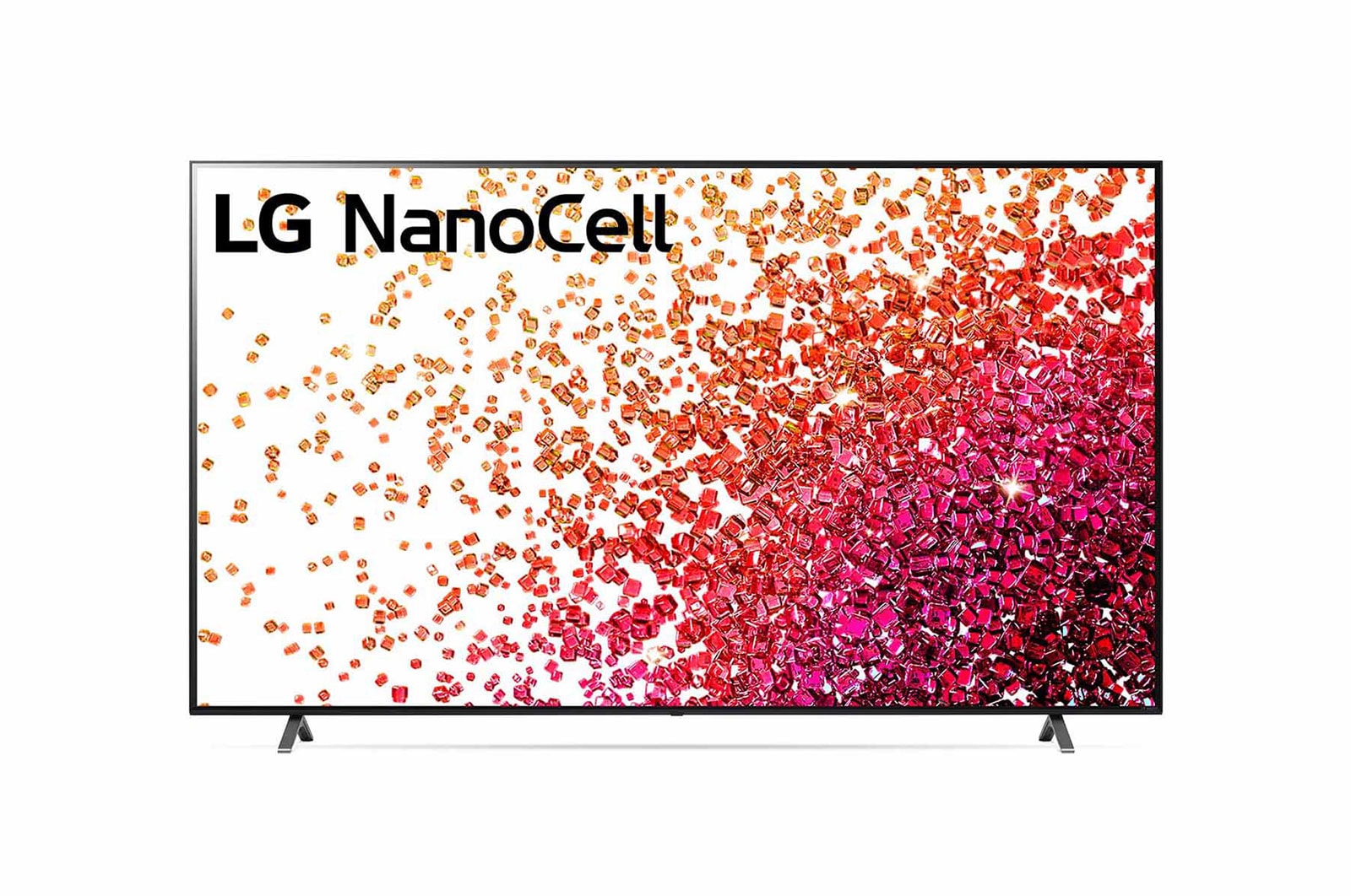 A front view of the LG NanoCell TV