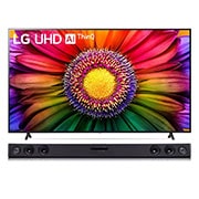 LG Pantalla LG UHD AI ThinQ UR8750 86 pulgadas 4K SMART TV + LG Sound Bar SK1D, 86UR8750PSA.SK1D