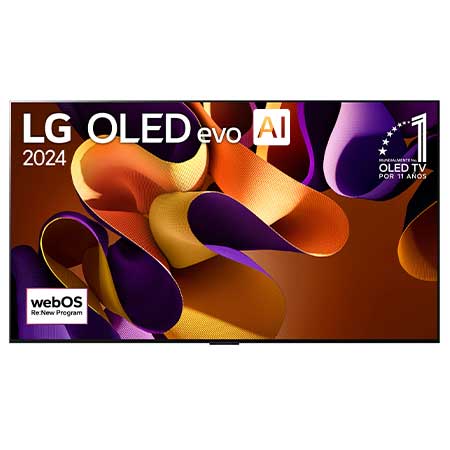 Pantalla LG AI OLED evo G4 77 pulgadas 4K SMART TV 2024 ThinQ AI