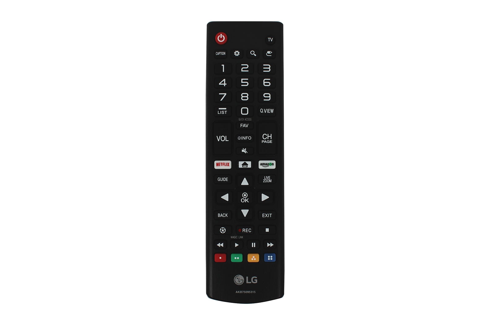 Este es el controlador remoto para TV