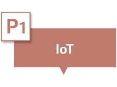 Dice &quot;IoT&quot; en el cuadro de texto.