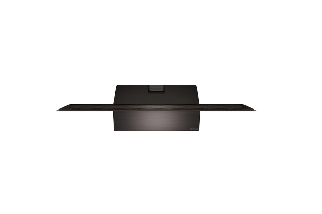 Angled view of LG OLED evo TV, OLED C4 from above