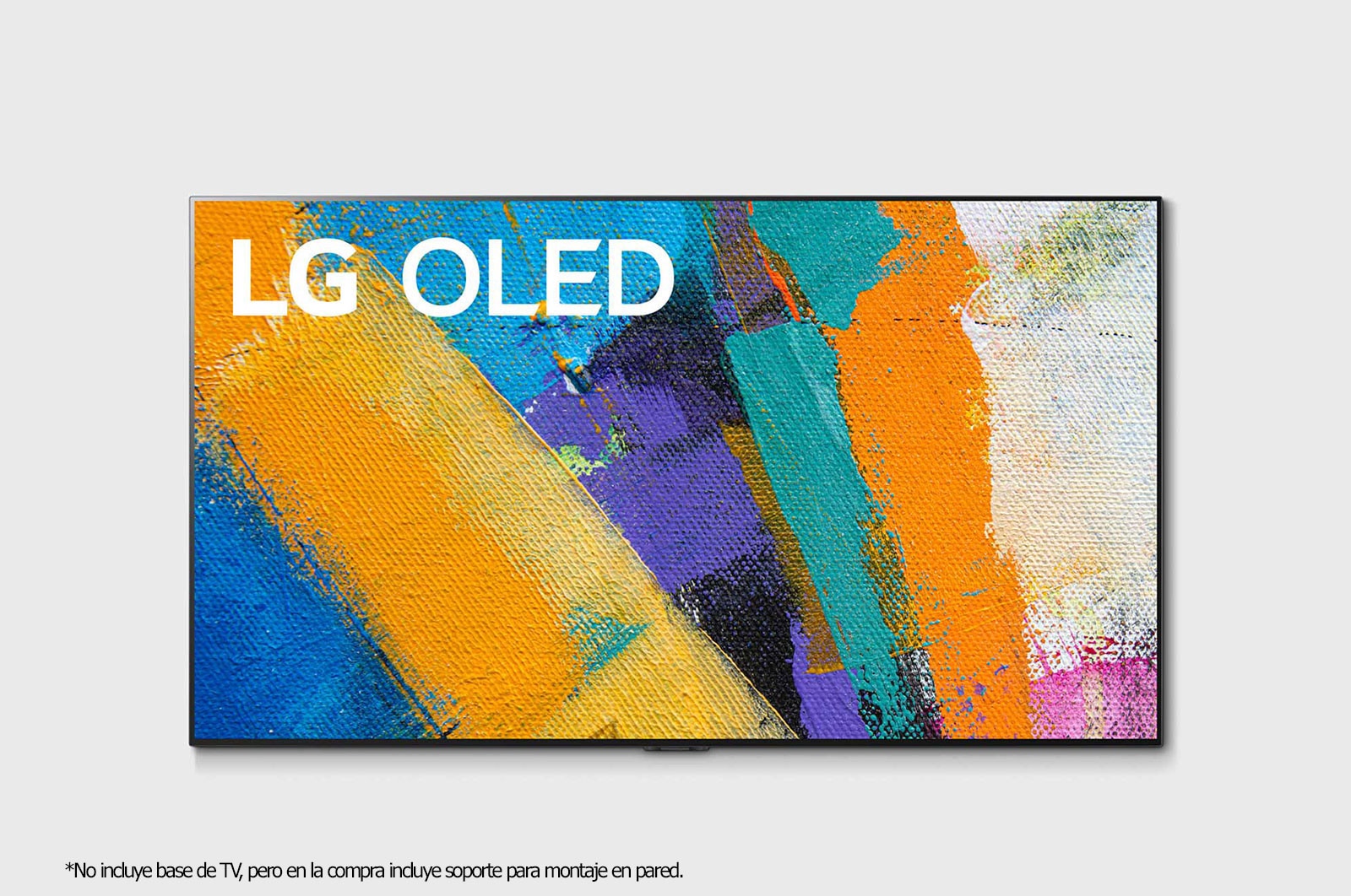 Vista frontal de Pantalla  LG OLED TV AI ThinQ 4K 65&#34; OLED65GXPUA