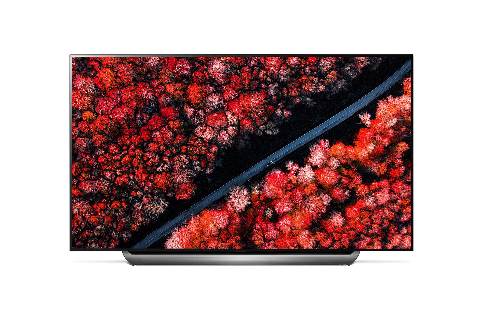 Vista frontal de Pantalla LG OLED TV AI ThinQ 4K 77&#39;&#39; OLED77C9PUB