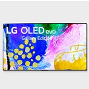 Vista frontal de Pantalla LG OLED evo Gallery Edition 77&#34; G2 4K Smart TV con ThinQ AI  OLED77G2PSA