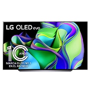 LG Pantalla LG AI OLED evo 83'' C3 4K SMART TV con ThinQ AI + LG Sound Bar S95QR, OLED83C3PSA.S95QR