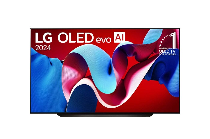 LG Pantalla LG AI OLED evo AI C4 83 pulgadas 4K SMART TV 2024 ThinQ AI, OLED83C4PSA