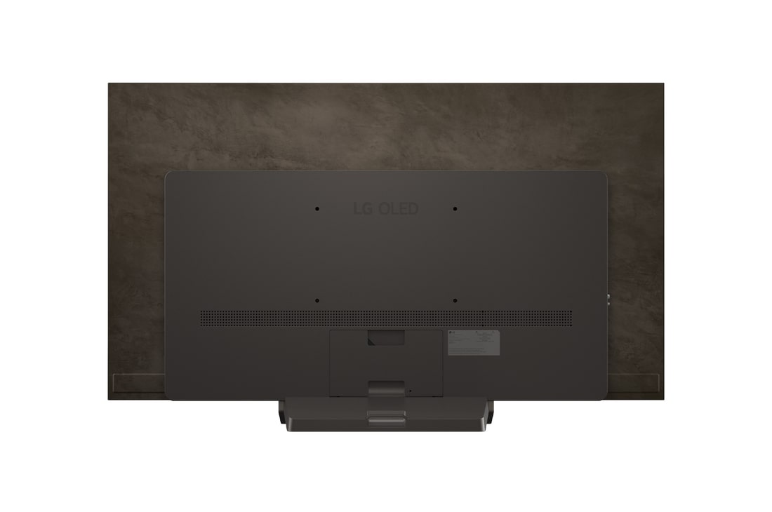 Rear view of LG OLED evo AI C5E 4K Smart TV.