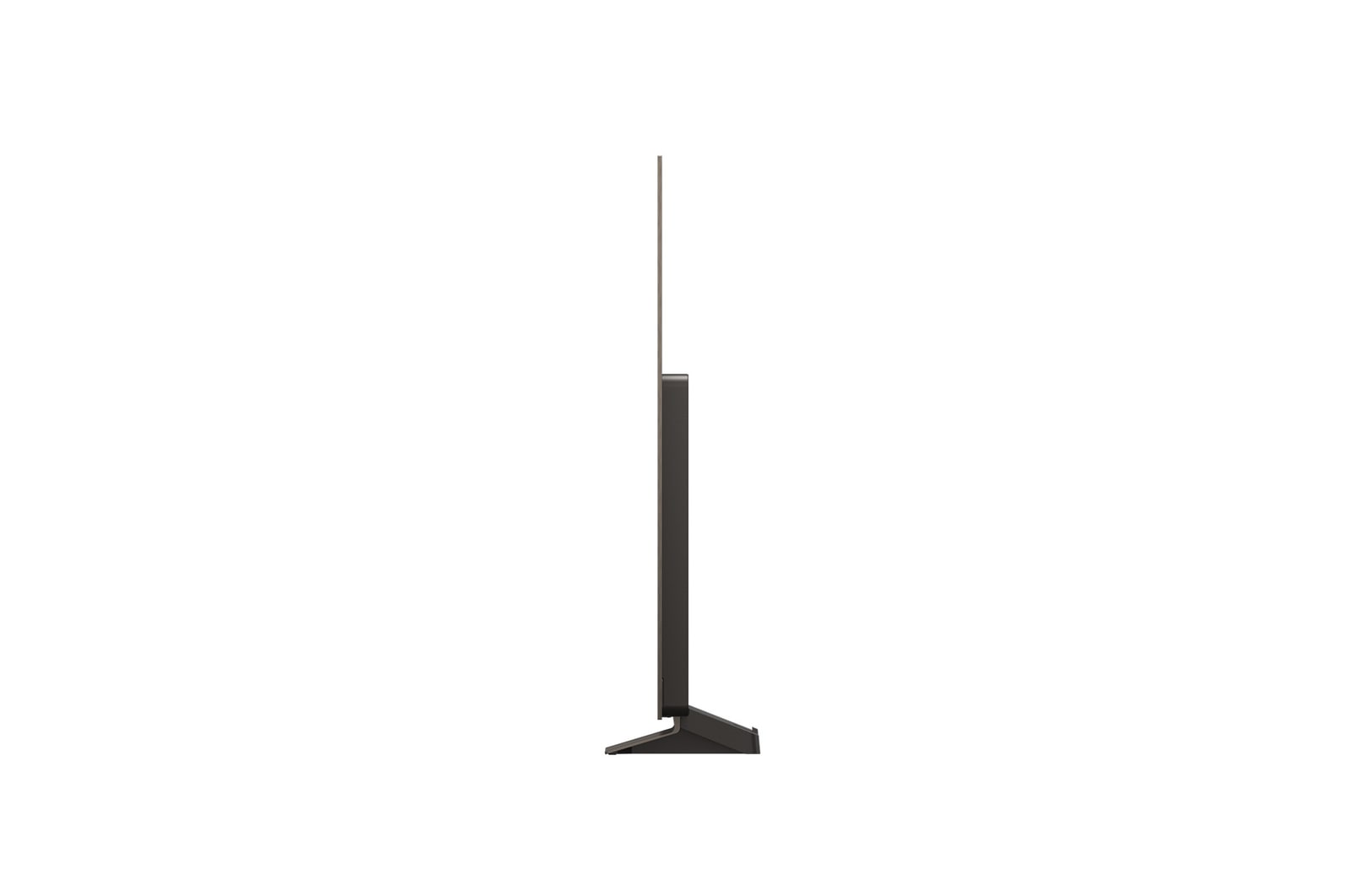 Side view of LG OLED evo AI C5E 4K Smart TV.
