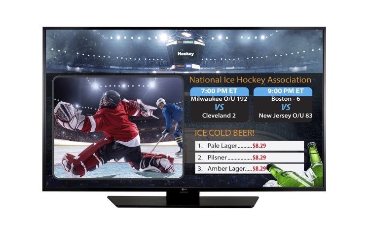 Vista frontal de LG LED Monitor/TV 43&#39;&#39; SuperSign 43LX540S