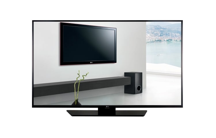 Vista frontal de LG LED TV Profesional 49&#34; Semihotelera 49LX341C