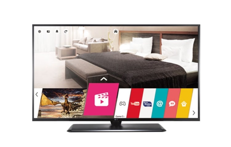 Vista frontal de LG TV LED Profesional 49&#34; Premium Interactiva 49LX770H