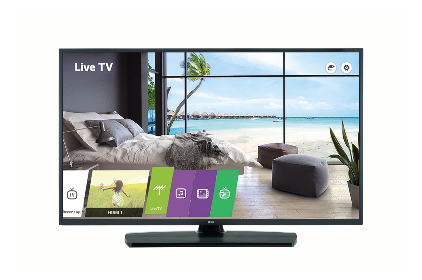 Vista frontal de 55&#34; Pro:Centric UHD Hotel TV 55UT670H0UA