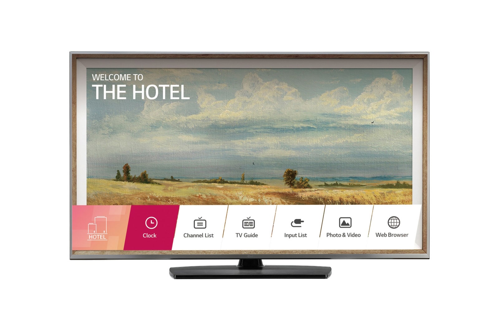 Vista frontal de 55&#34; UHD Commercial TV 55UU770H