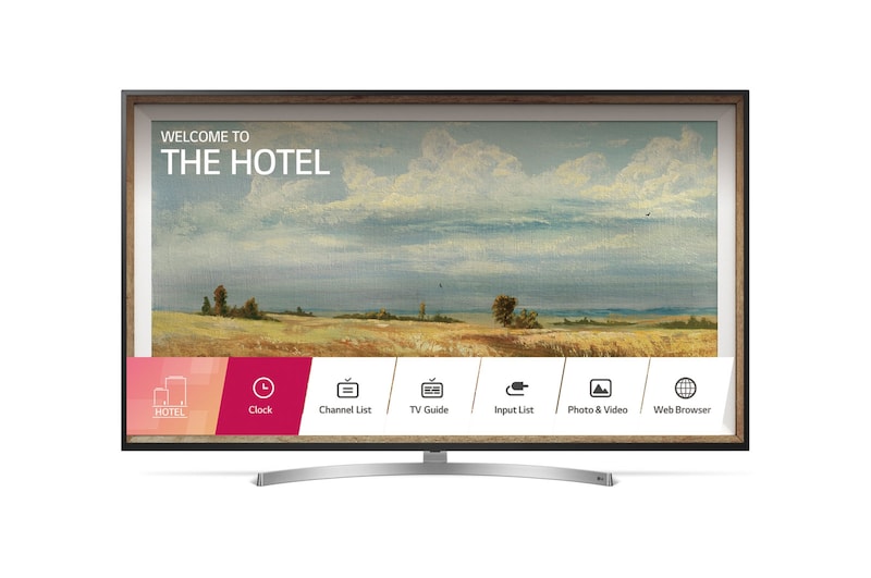 Vista frontal de 75" UHD Commercial TV 75UU770H