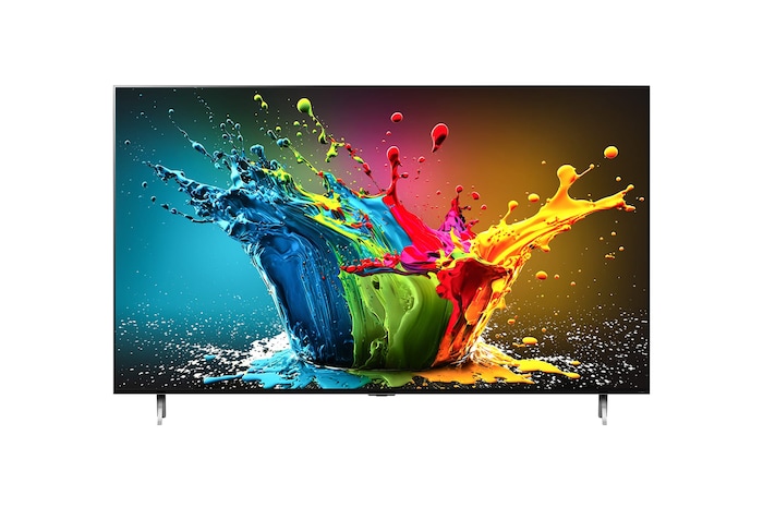 Front view of LG QNED TV, QNED99