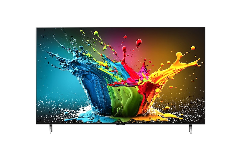Front view of LG QNED TV, QNED99