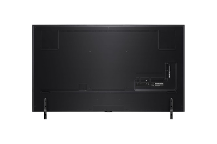 Rear view of LG QNED TV, QNED99