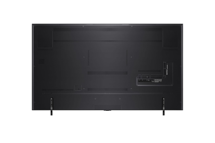 Rear view of LG QNED TV, QNED99
