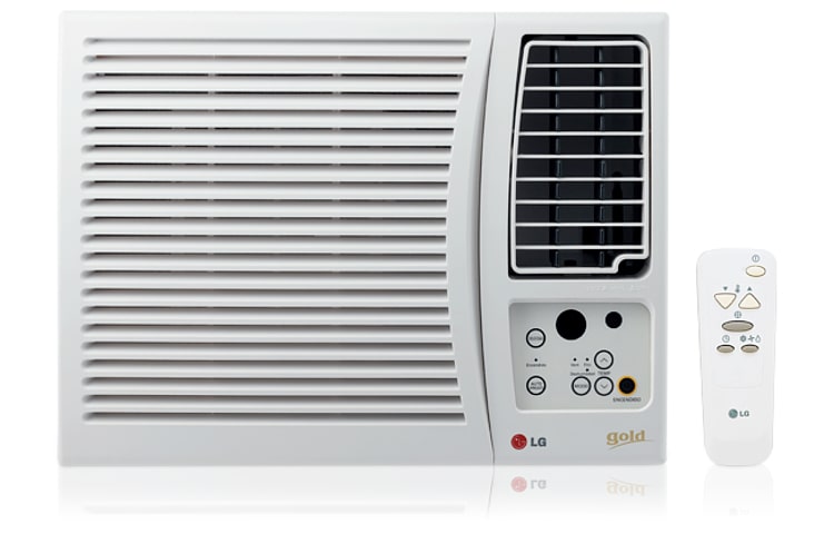 Vista frontal de AIRE ACONDICIONADO LG TIPO VENTANA  W081CM