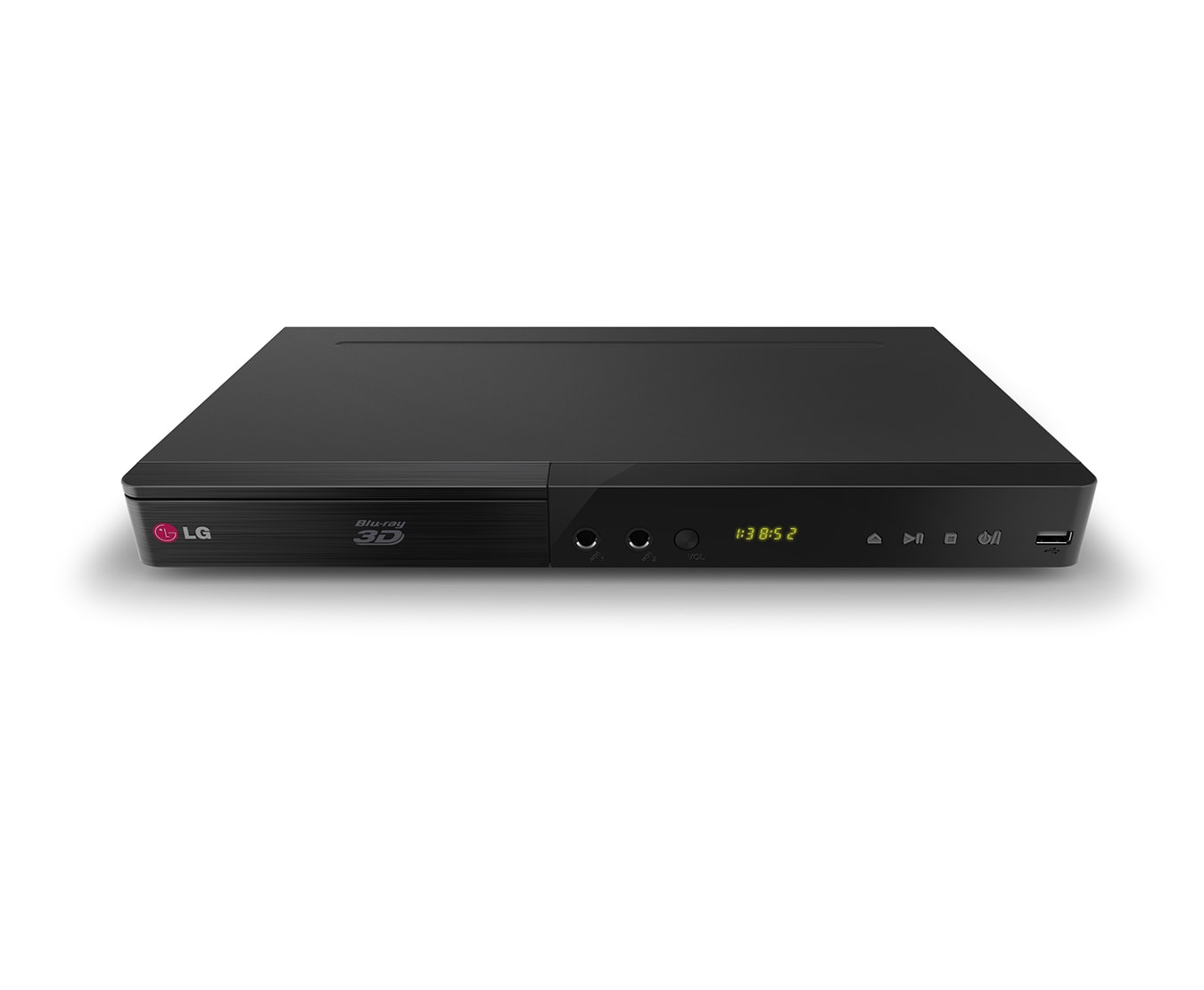 Vista frontal de BLU-RAY, REPRODUCTOR 4 EN 1 (BLU-RAY, CONTENIDOS EN LÍNEA, DVD Y CD), CON SEMI KARAOKE BP440K