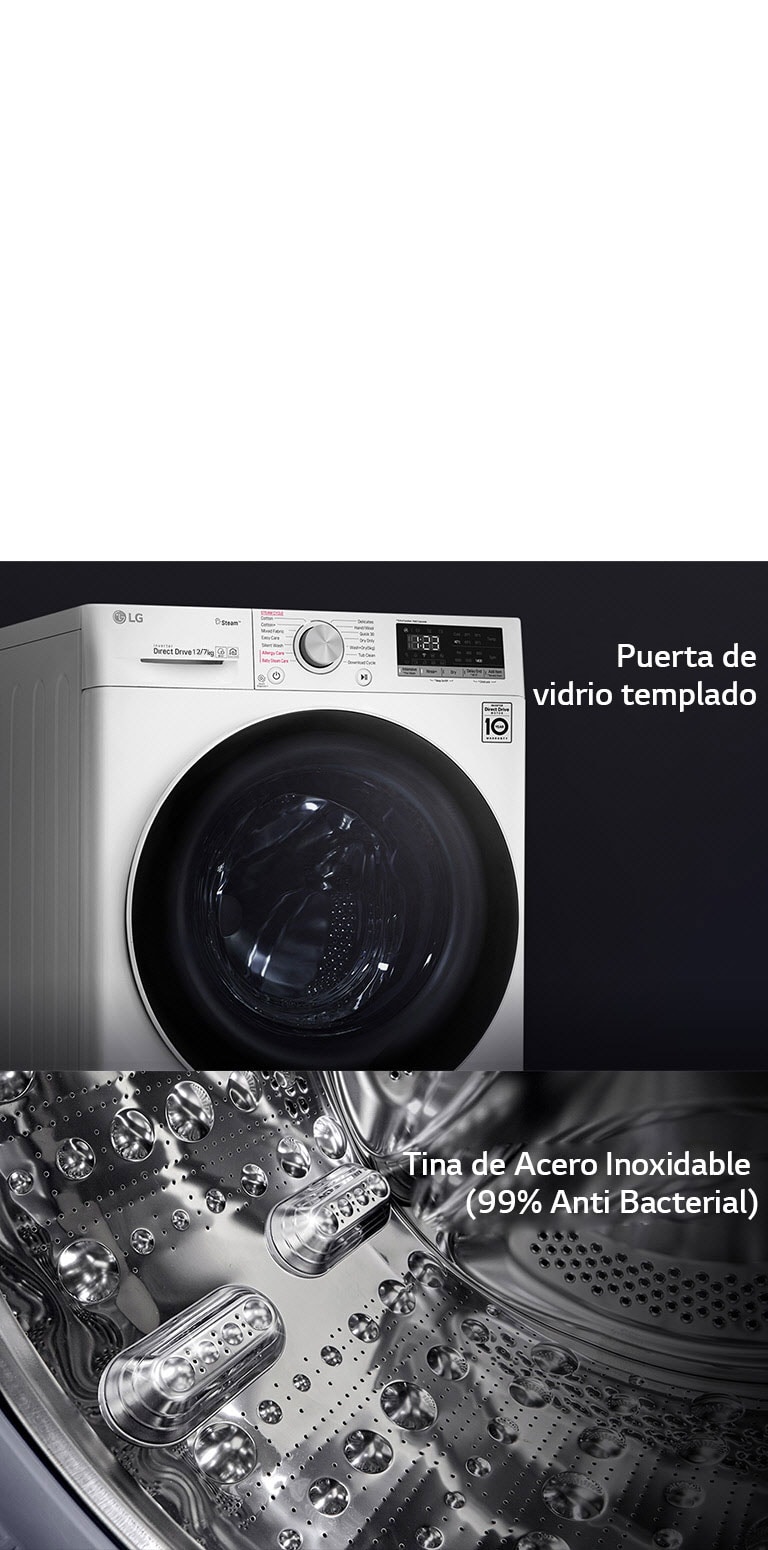 La puerta de cristal templado asegura mayor durabilidad en el equipo, proporcionando resistencia y un diseño elegante.