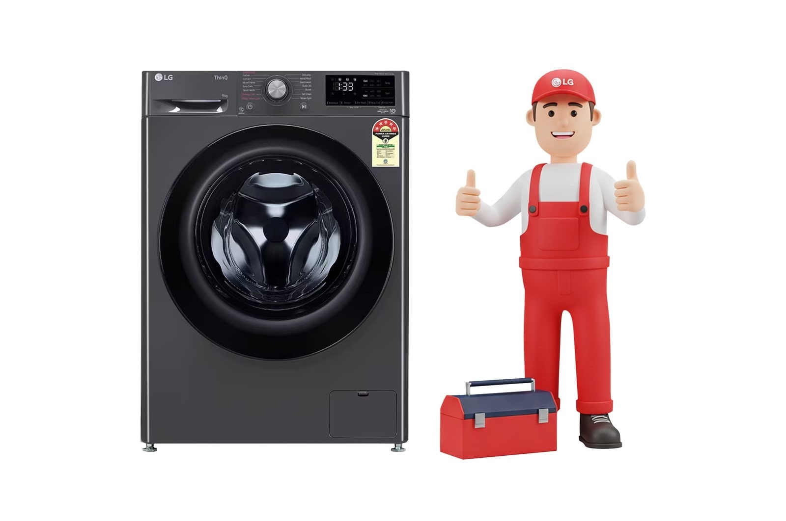 Vista frontal de Mantenimiento Plus Premium Lavadoras o Secadoras Carga Frontal  MSEWM12R260200001