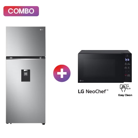 Refrigerador Top Freezer 14 pies Inverter+Horno Microondas NeoChefTM 0.7 pies EasyClean VT40WOB.MS20