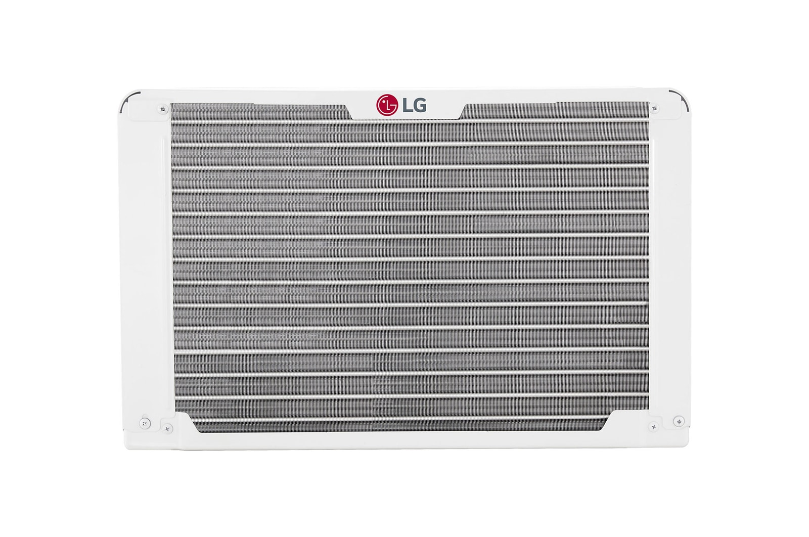 Back view of window air conditioner