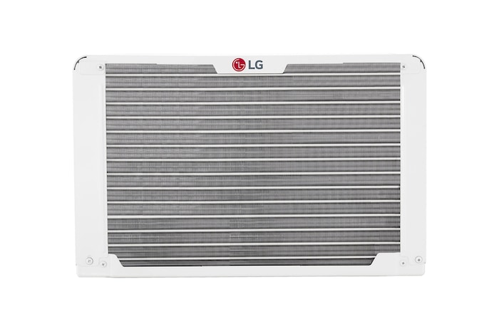 Back view of window air conditioner