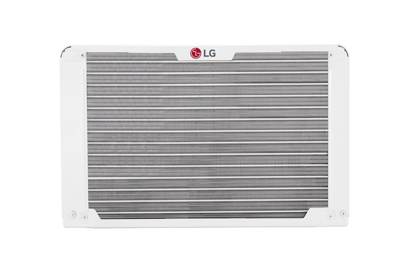 Back view of window air conditioner