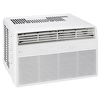Side view of window air conditioner