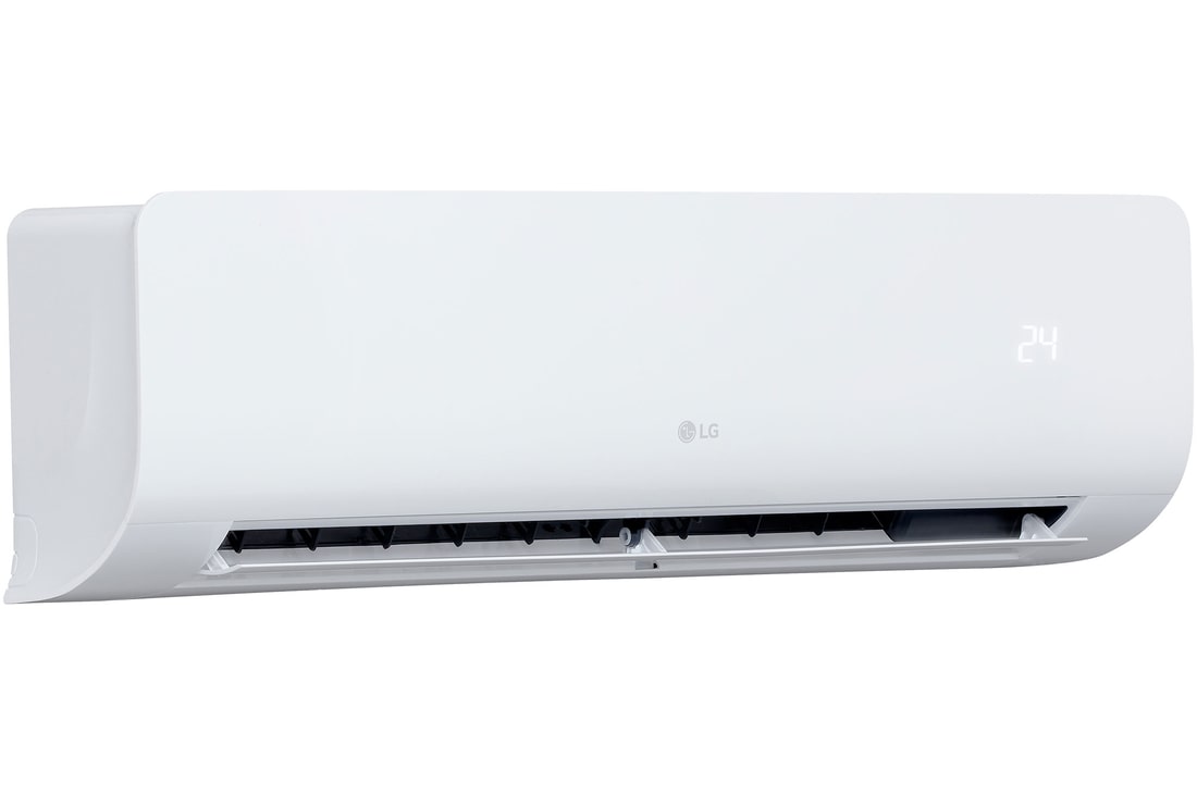 Air conditioner left side half open image